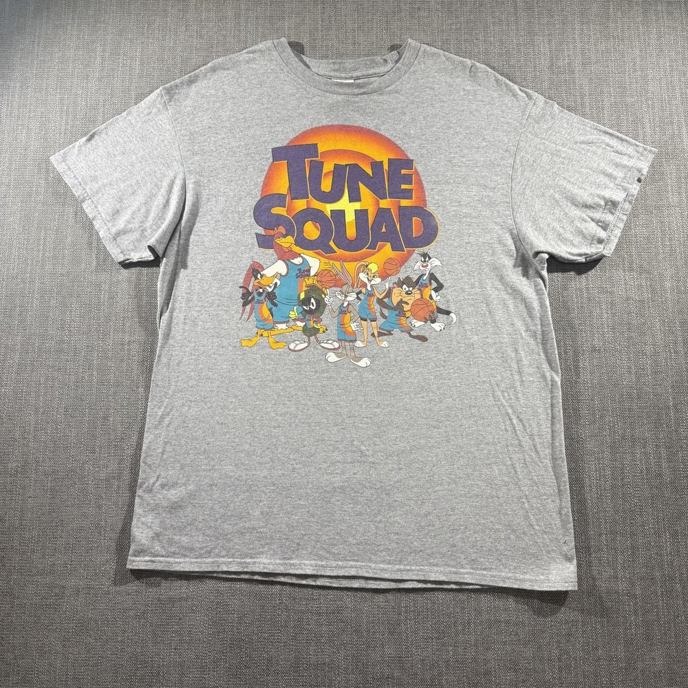 Tune Squad Shirt Mens Large Looney Tunes Space Jam Basketball Taz Bugs Bunny Tee